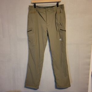 Womens Eddie Bauer Tan First Ascent Fleece Lined Adventure Pants. Size 16
